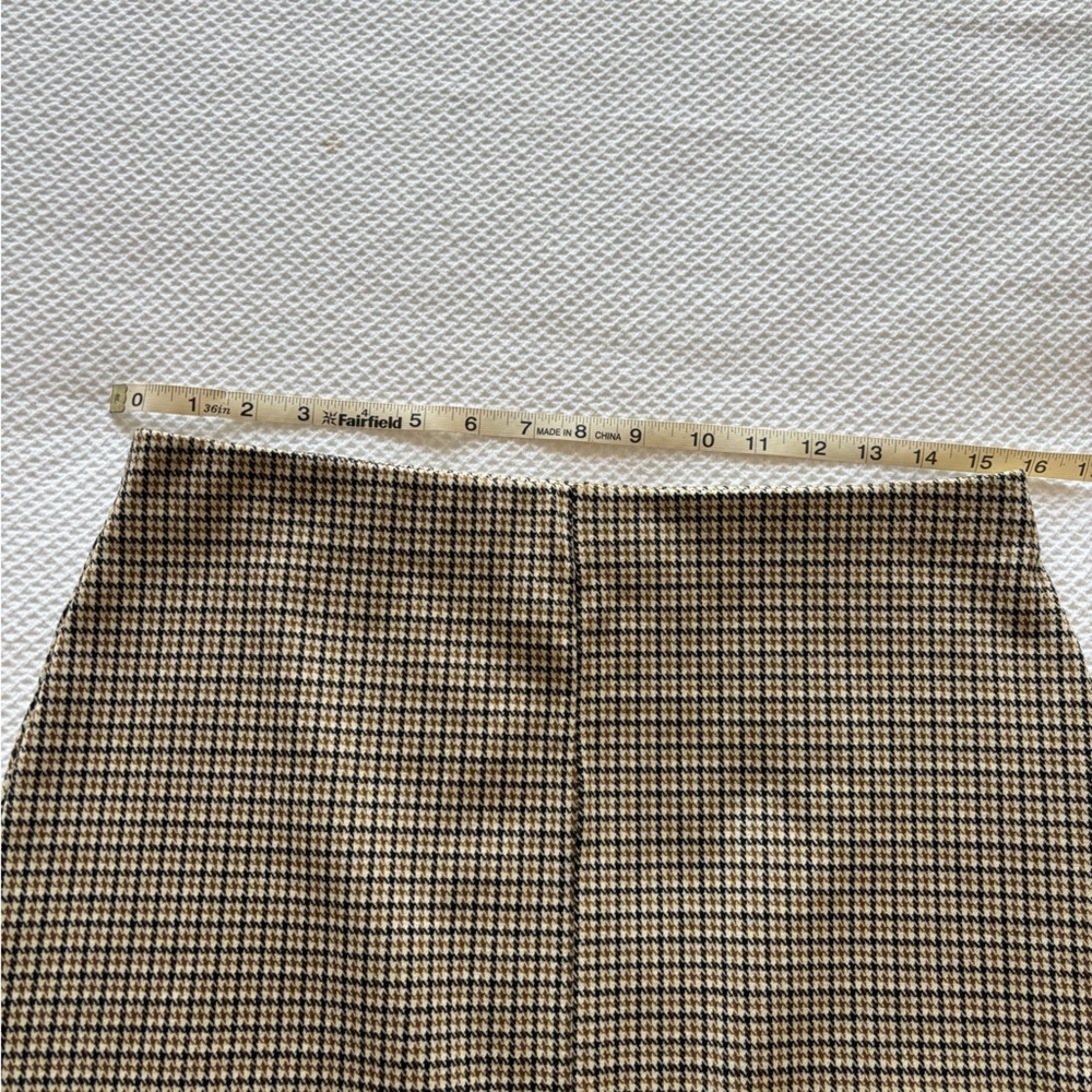 Zara Plaid Pencil Skirt - Picture 6 of 6